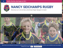 Tablet Screenshot of nancy-seichamps-rugby.org
